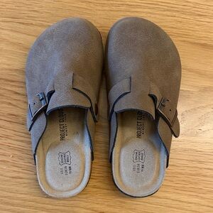 Little kid Brown Slip-On Clogs